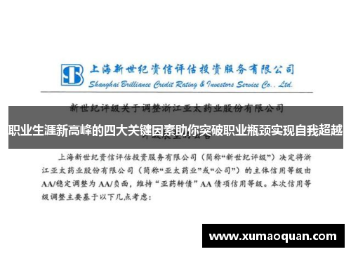 职业生涯新高峰的四大关键因素助你突破职业瓶颈实现自我超越